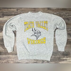 Vintage Teays Valley Vikings Sweatshirt - Women’s Medium -  USA Made Union Stamp